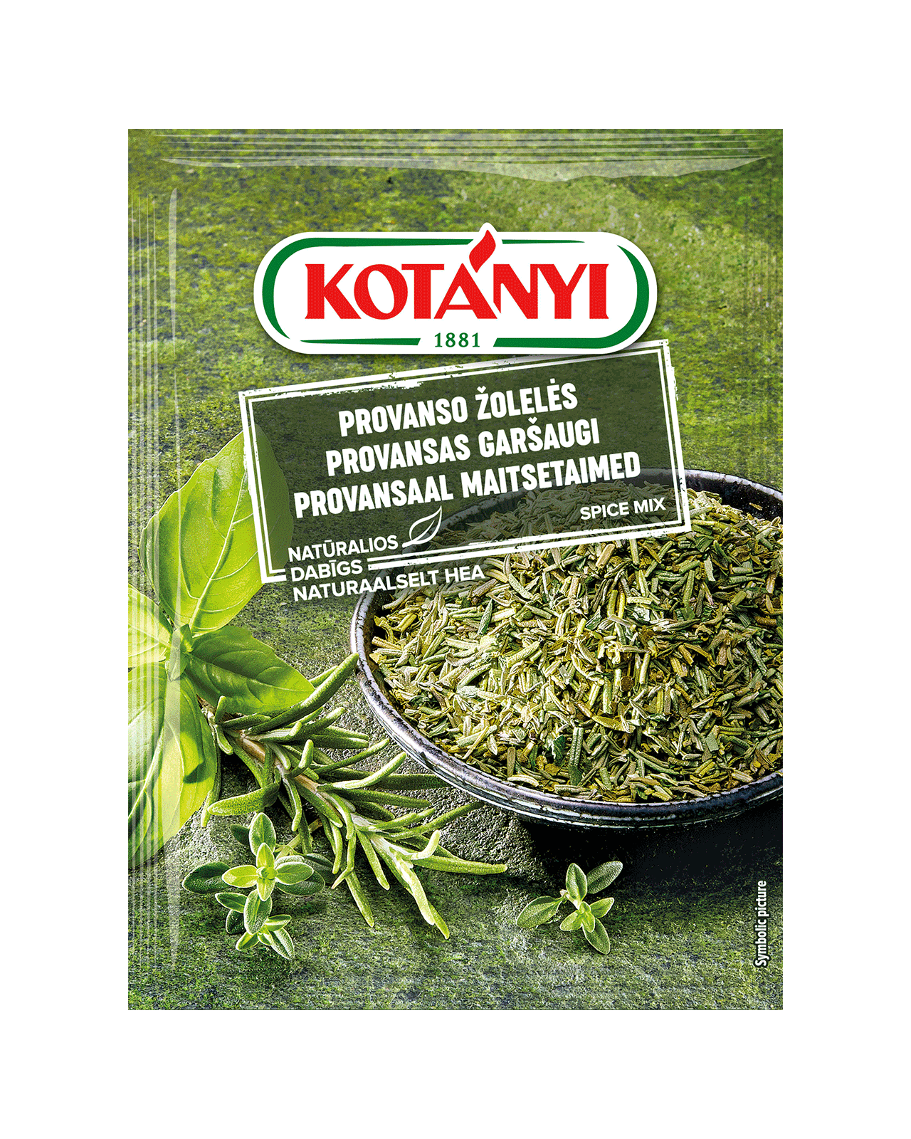 9001414200247 158615 Kotányi Herbes De Provence Bt Pouch Vs